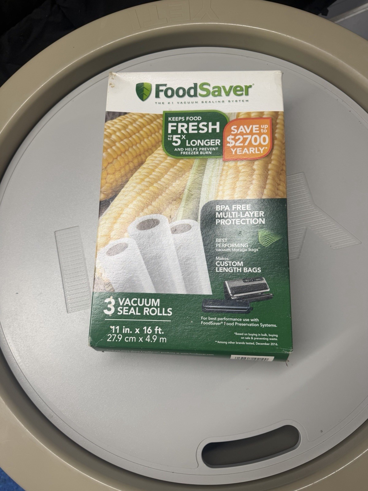 Food savor Vacuum Seal Rolls 3 Rolls