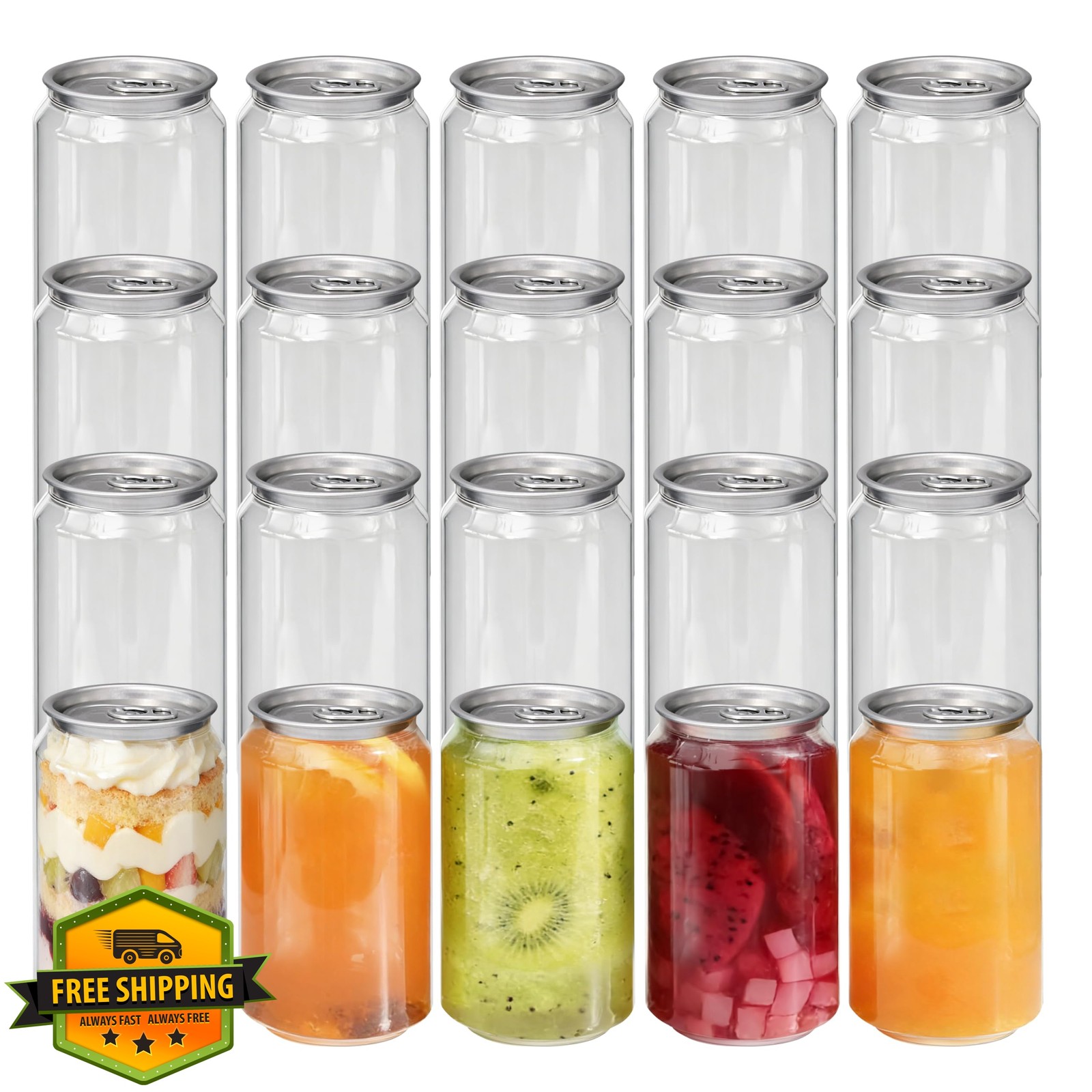 Vtsmax 11.2oz Plastic Juice Bottles 330ml
