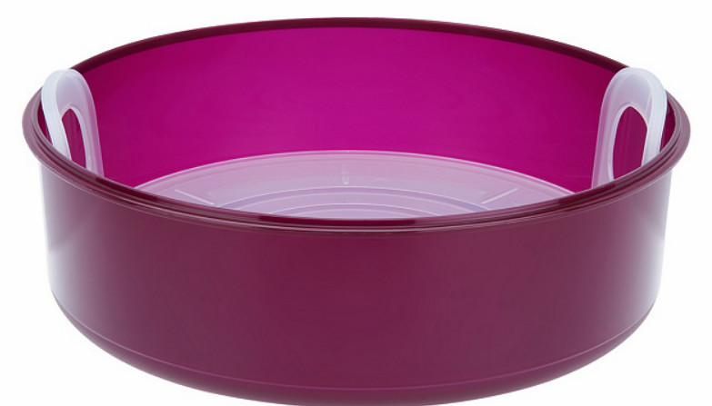 LocknLock Tall Pie Carrier,Handle,Round Food Storage,Air Tight,Spearmint K46681