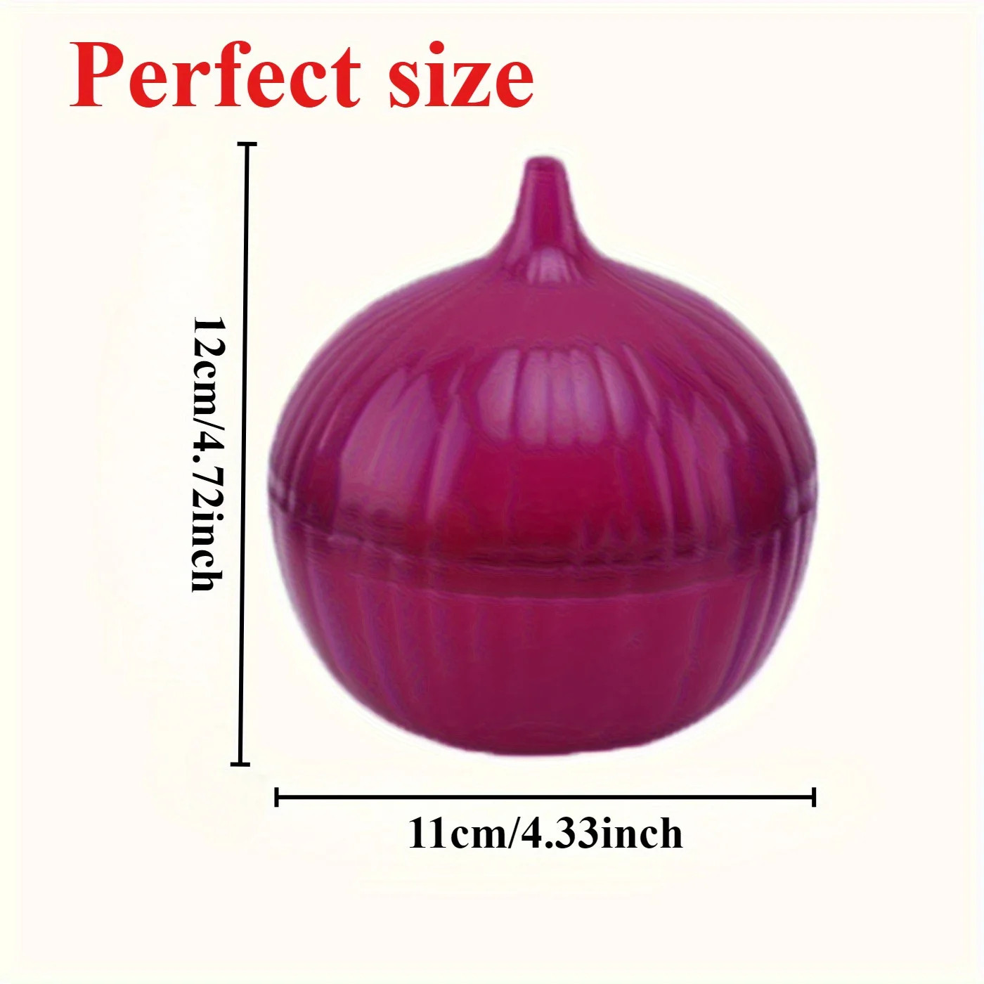 1pc Food Savers, Lemon & Onion Shaped, Multipurpose, Freezer Safe, Flip Top