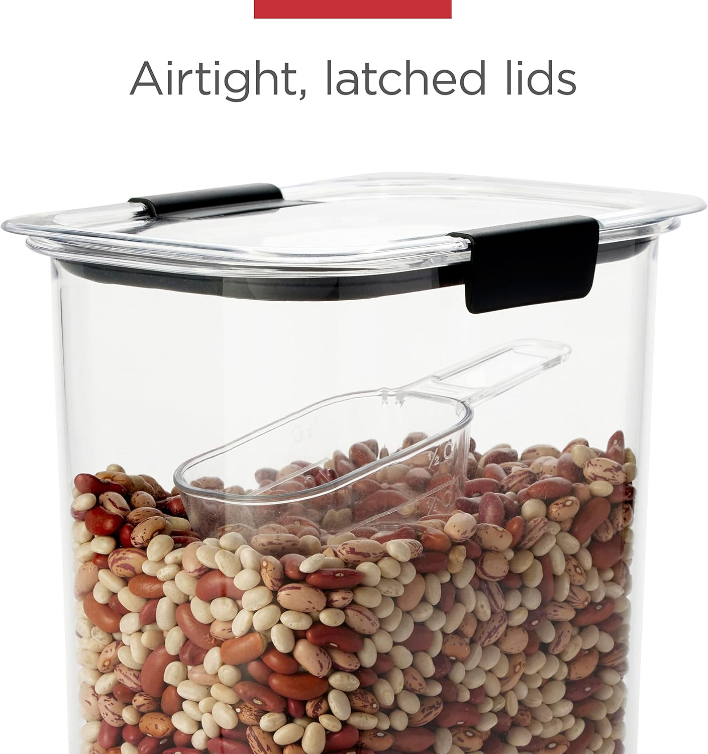 Rubbermaid Brilliance Airtight Cereal Food Storage Container, Shatterproof, Bpa-