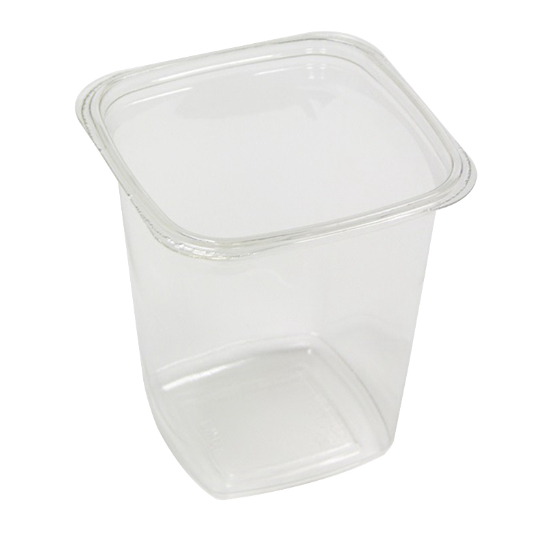 Pactiv PWP APET Plastic Tamper Resistant Square Cake Container, 32 oz., 480/Pack