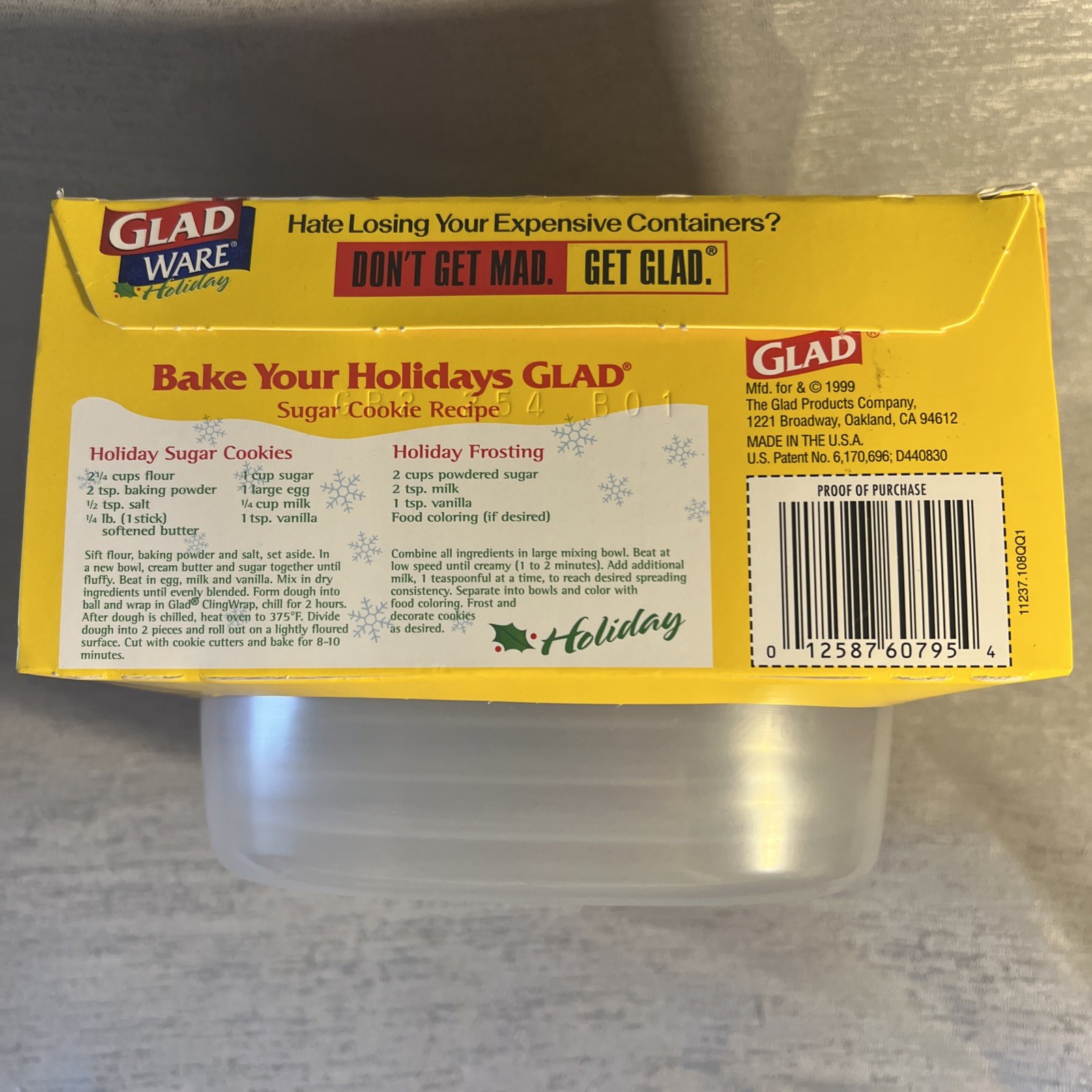 GladWare 25 oz 3 cup Entree Containers, Snap Lids, 5 Containers Per Set-BPA Free