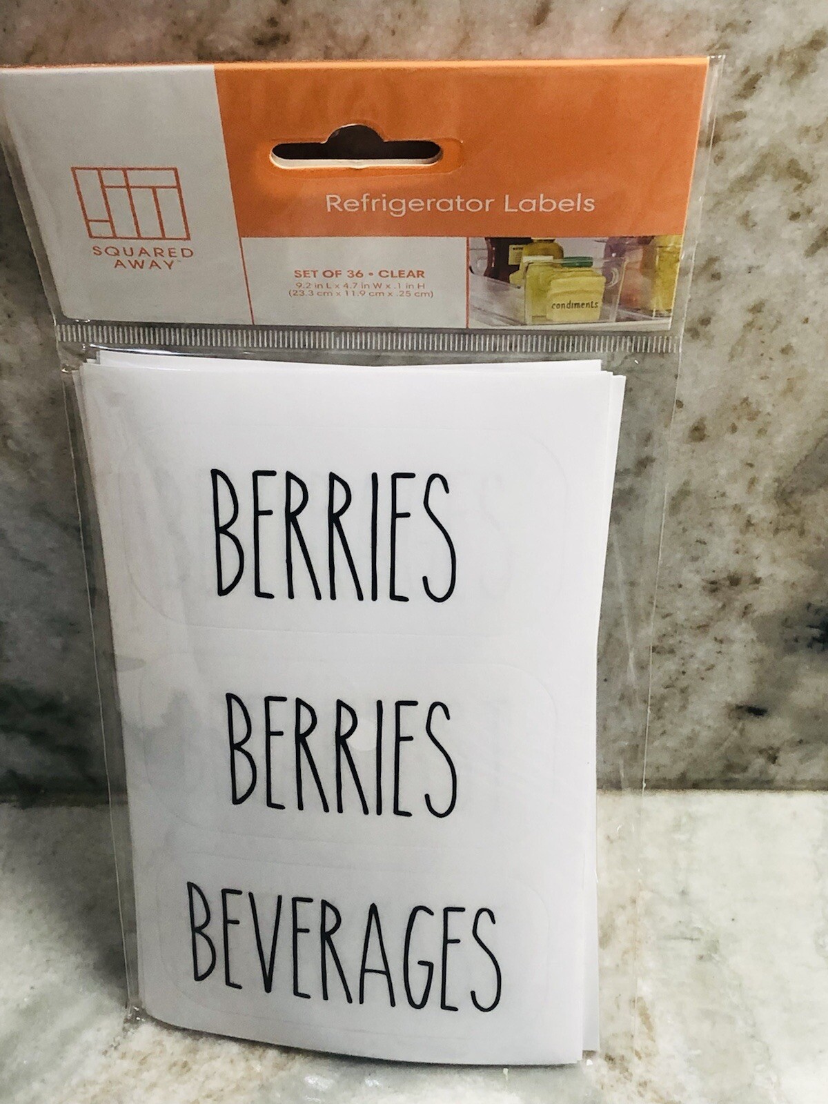 ShipN24Hours. New-Squared Away Refrigerator Levels 9.5” L X 4.7” W. Set of 36.