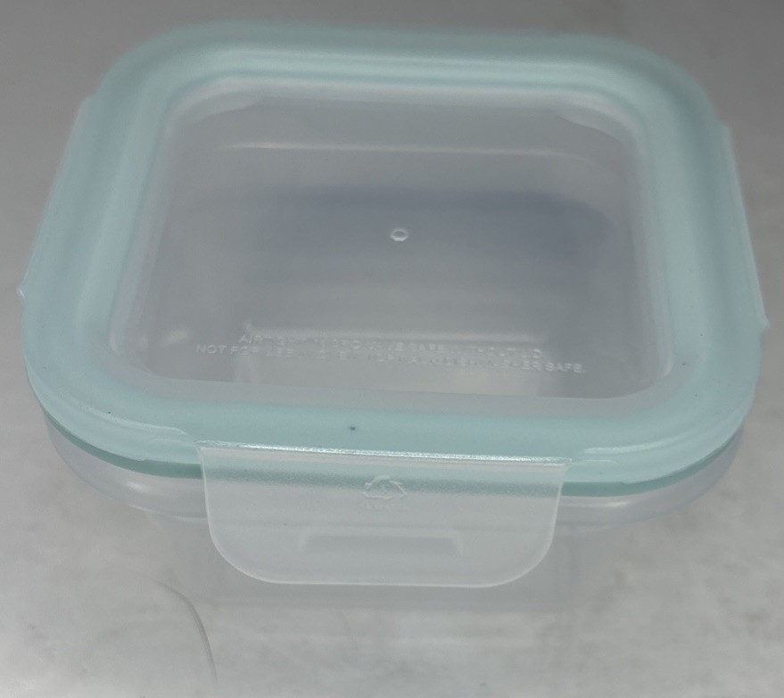 MM—Plastic Food Storage Bin—Airtight/Leakproof—3.2”in Square—0.6 Cup—24 HR SHIP—