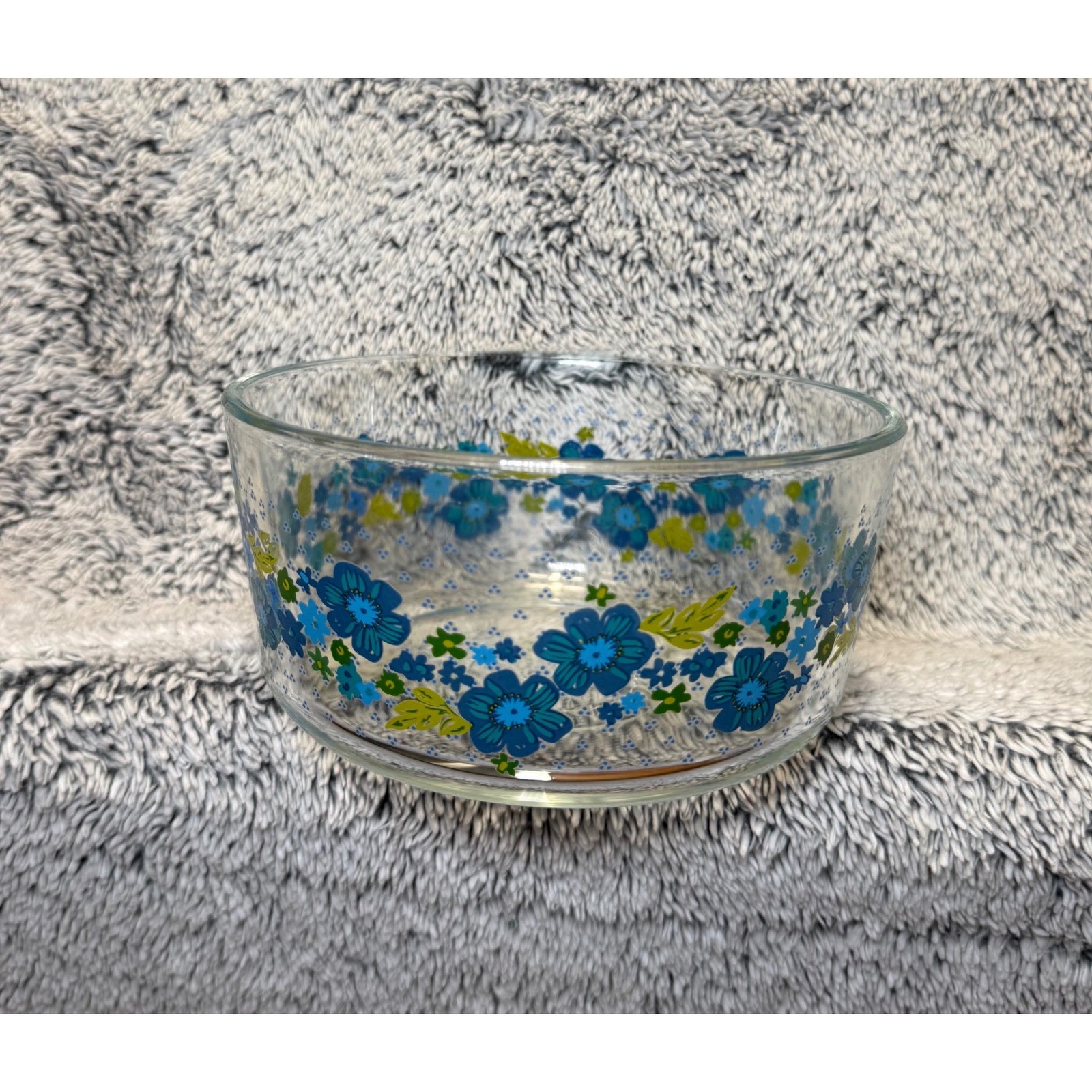 The Pioneer Woman Dazzling Dahlias Glass Storage Bowl 4 Cups 1 Qt No Lid Floral