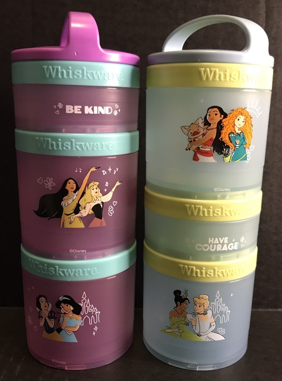 Whiskware Disney Princess Snack Pack Lunch Set Have Courage & Be Kind