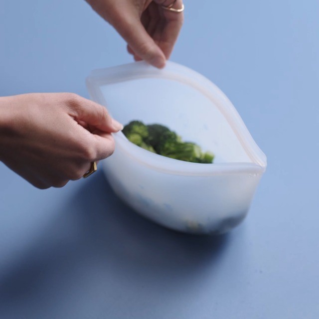 Reusable Silicone Storage Bowls 4 Pack 8 16 32 48oz Dishwasher Microwave Oven