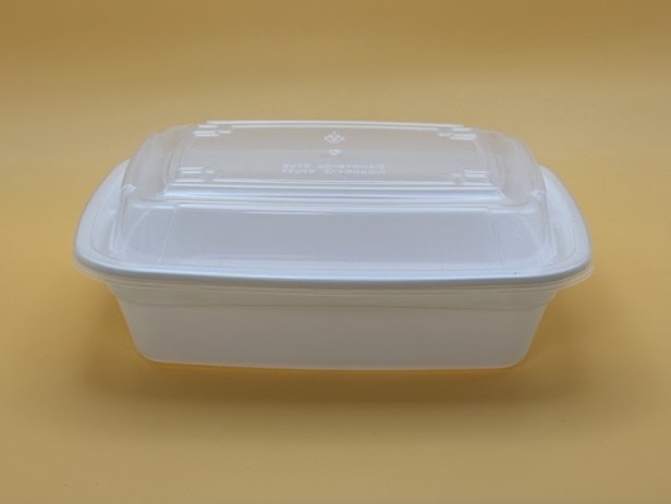 12oz White Rectangular Container Set, Microwavable, Dishwasher and Freezer Safe