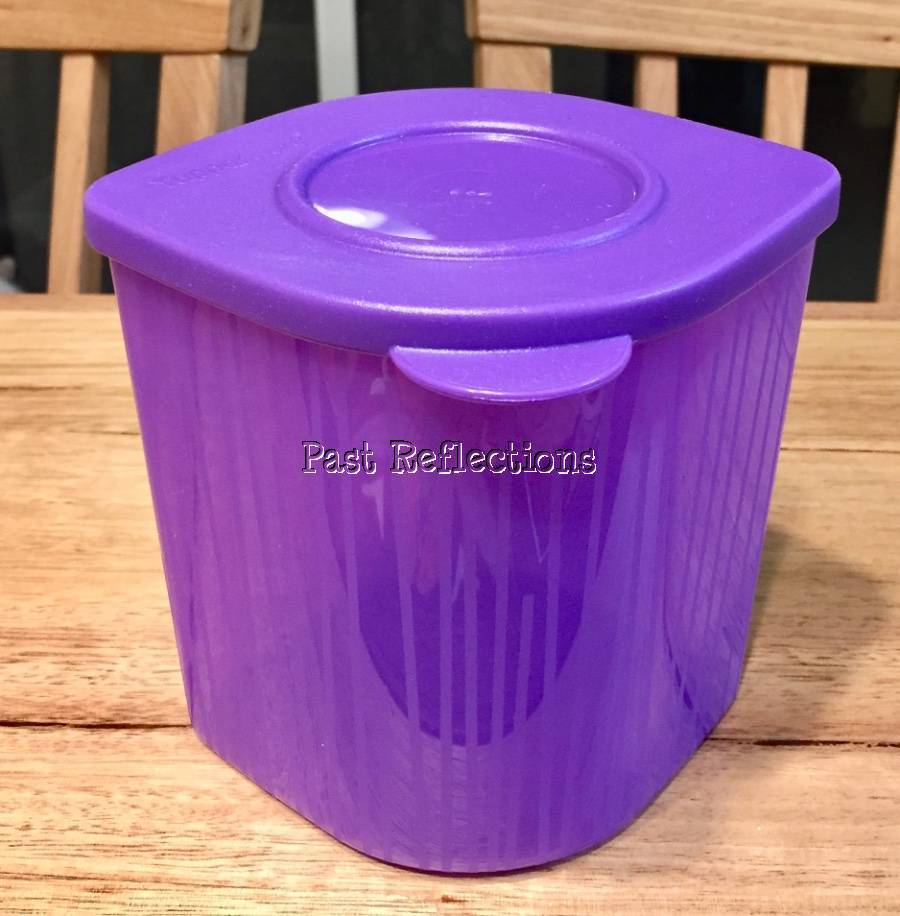 TUPPERWARE COOL N FRESH PURPLE 1L FRIDGE MODULAR CONTAINER