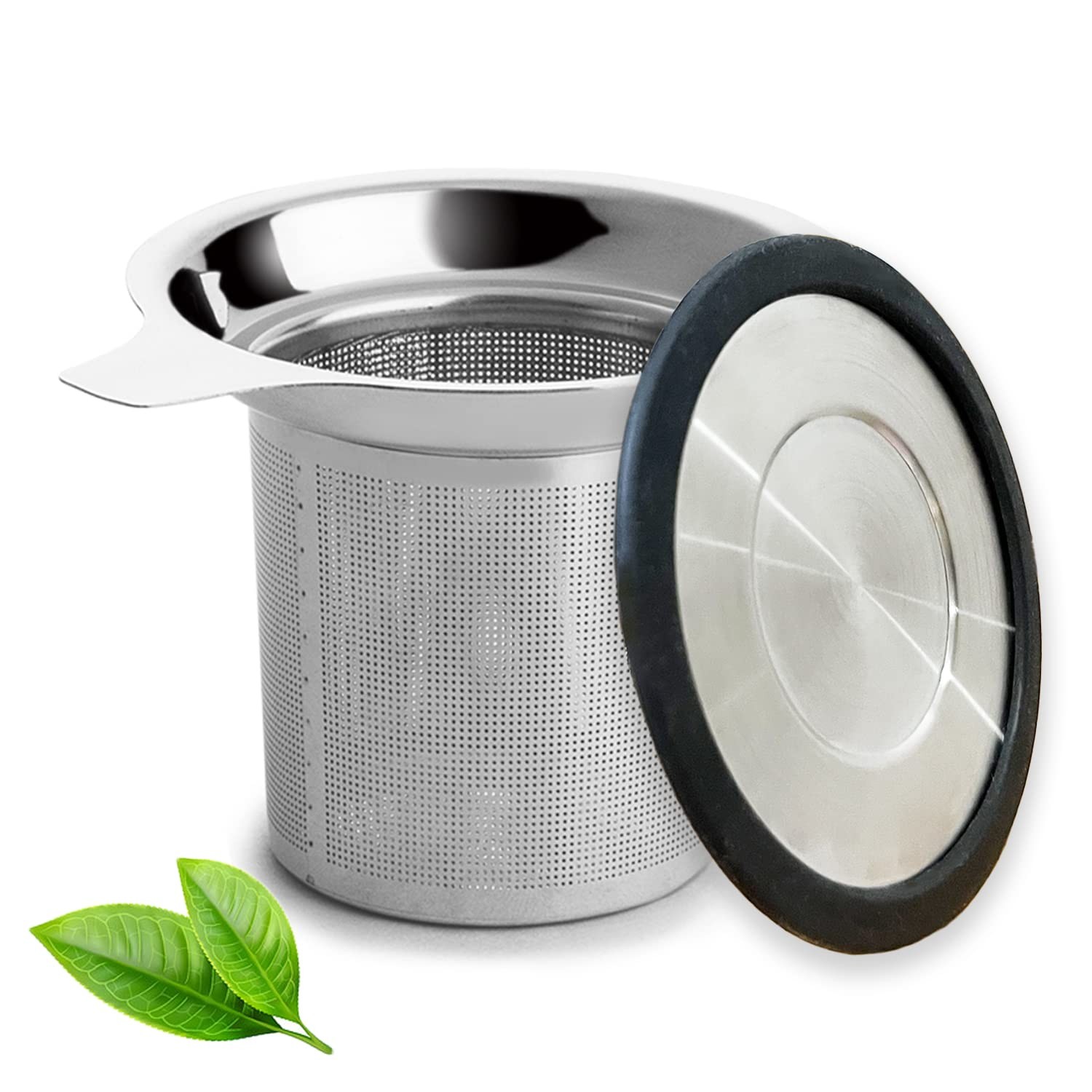 Tea Infuser, Extra Fine Mesh Strainer with large, Stainless Steel