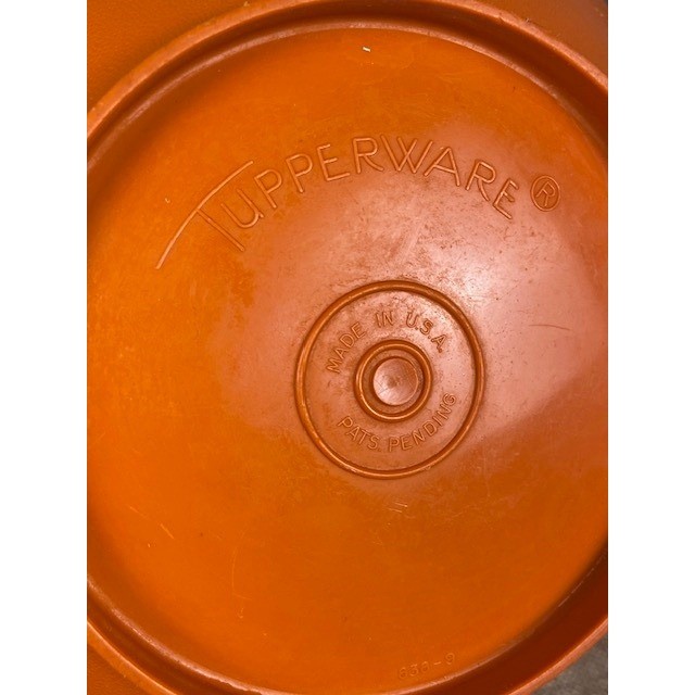 Orange Harvest Colors Tupperware Mixing Serving Bowls 4 Pc. Replacements No Lid