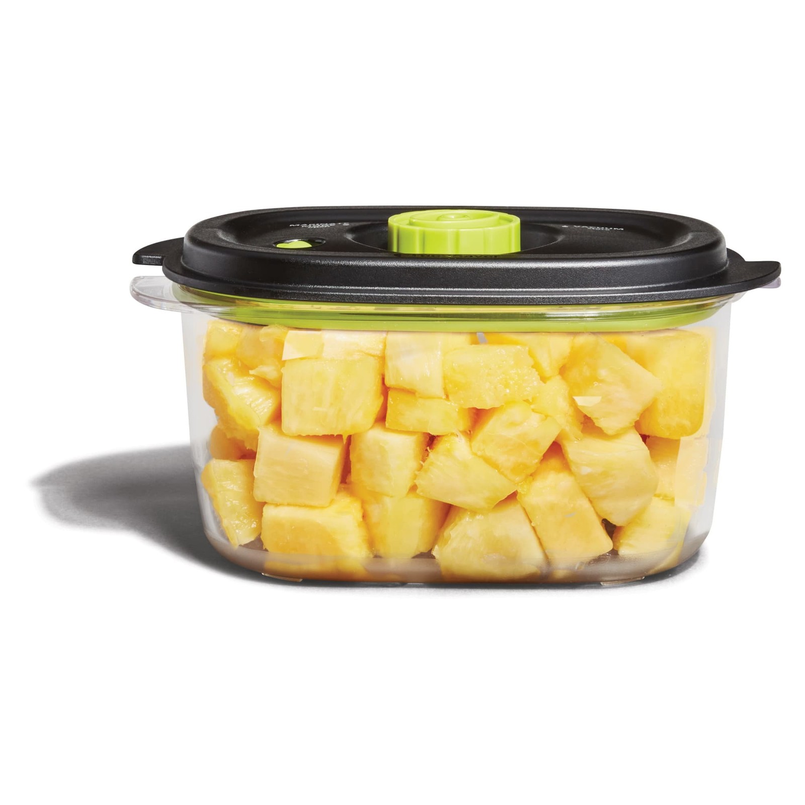 FoodSaver 5-Cup Preserve and Marinate Vacuum Containers, Nestable, Clear, 2 Pack