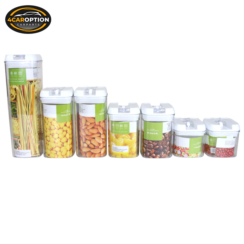 7pcs Cereal Dispenser Box Kitchen Space Saver Storage Food Container
