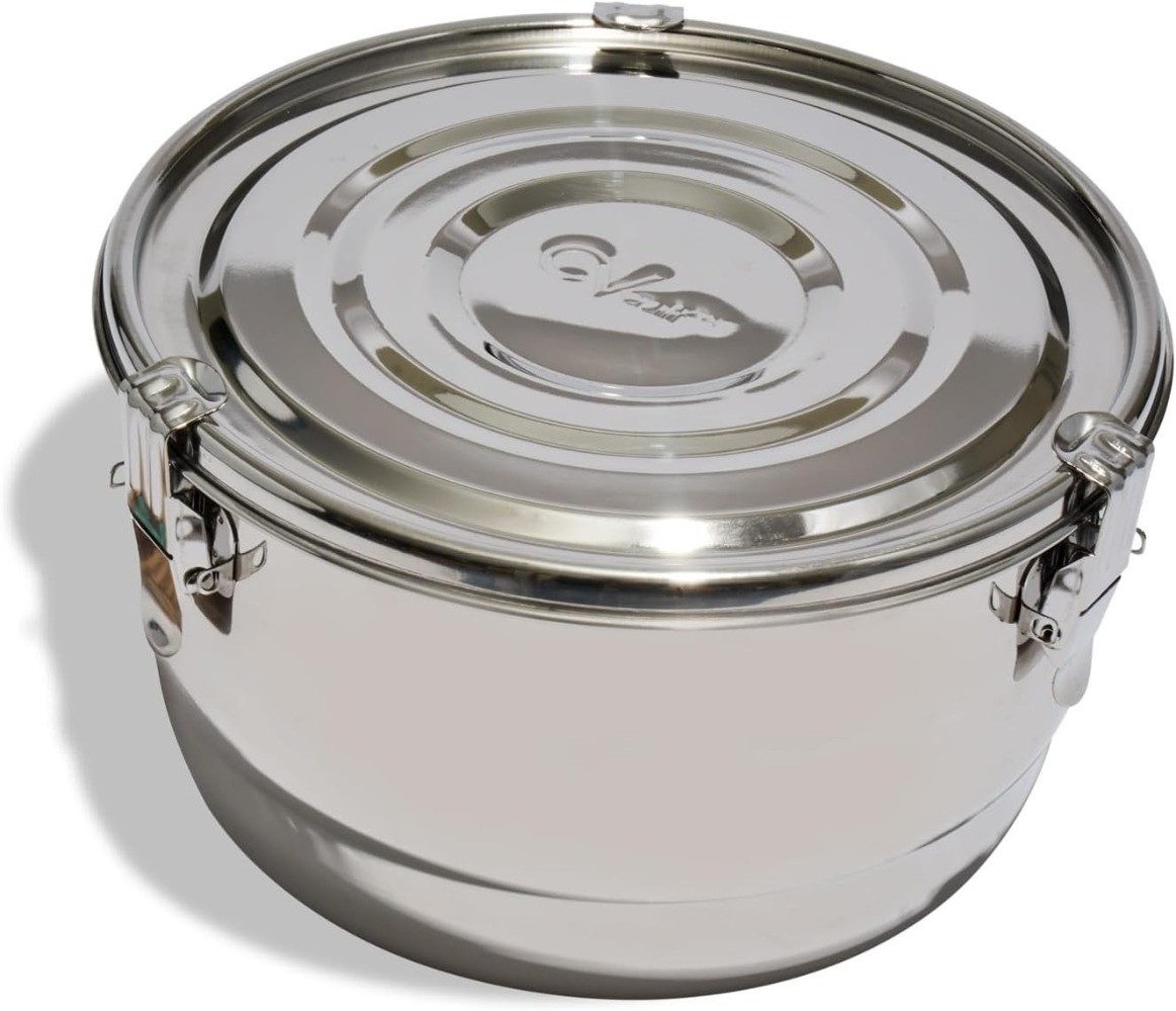 CVAULT 1/2 lb Storage Container| Air Tight&Light Resistant |Includes 62% RH Pack