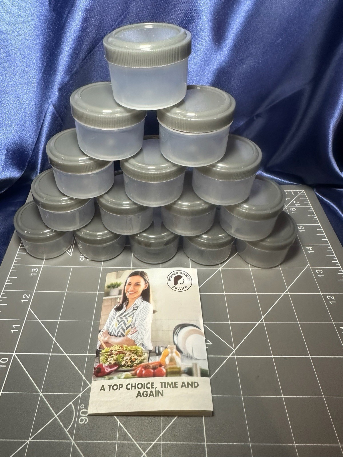 Razab Set of 15PC 36ml Plastic Food Storage Containers with Lids NEW/UNUSED