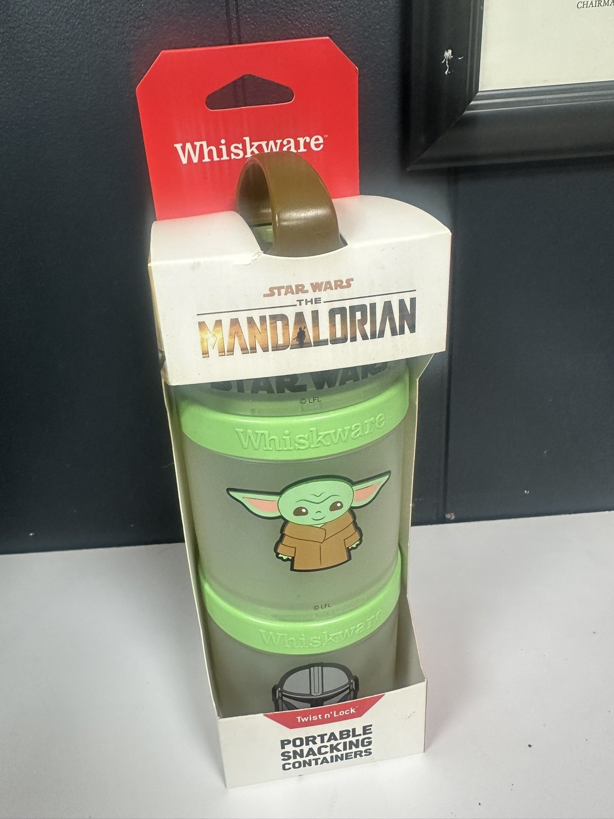 WHISKWARE Star Wars The Mandalorian Portable Stackable Container