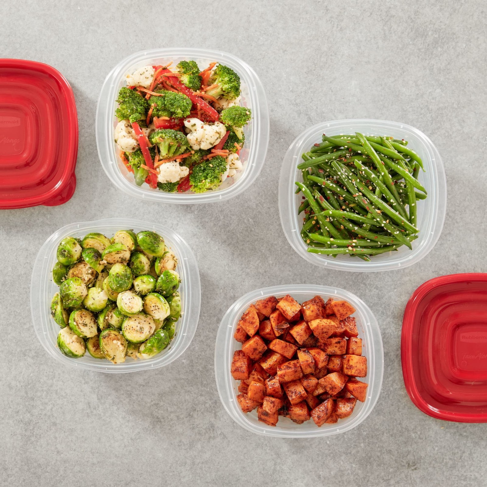 Rubbermaid TakeAlongs Food Storage Containers, 16 Piece Set
