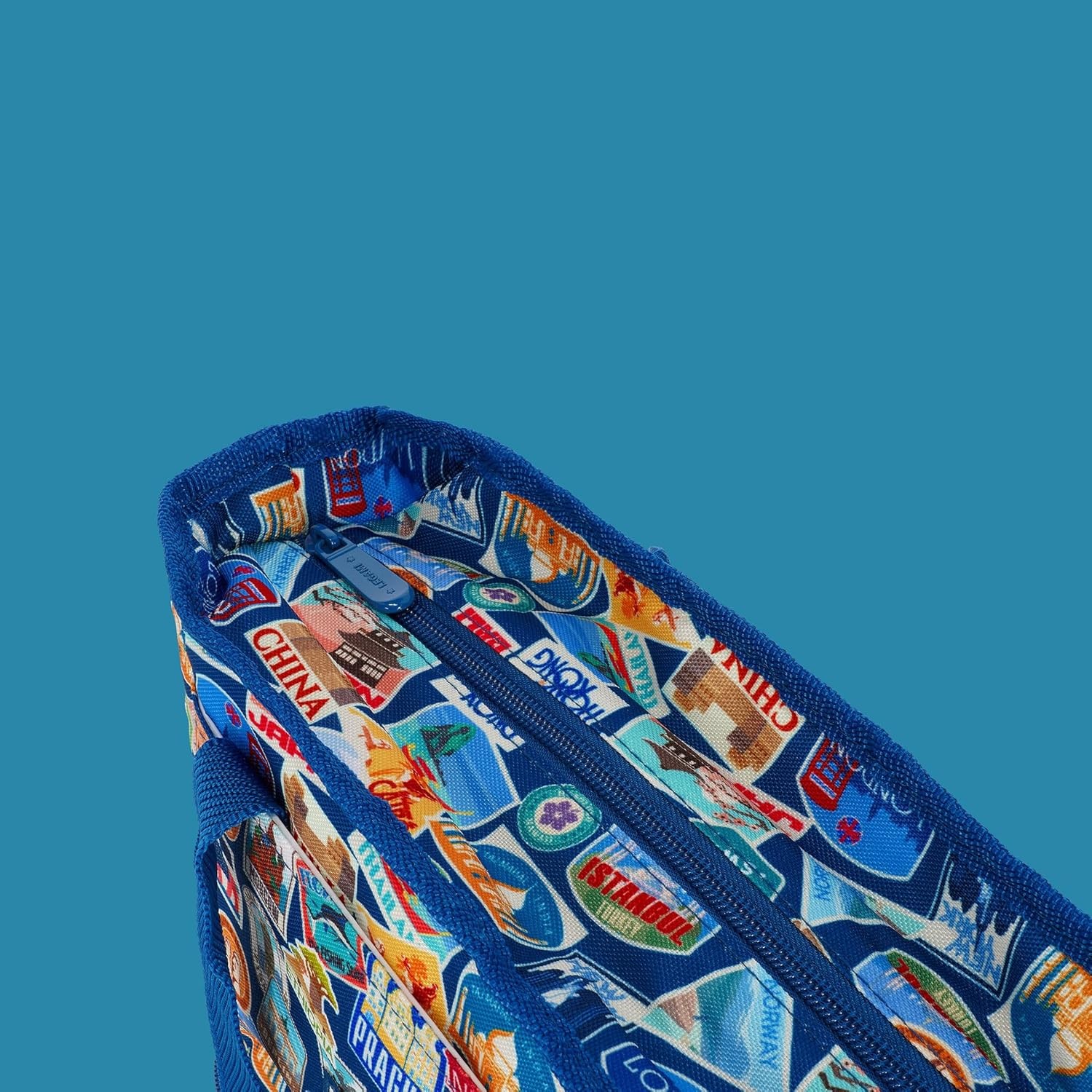Legami – Insulated Lunch Bag, Travel Stickers, Insulated Lunch Bag, Large Lunch
