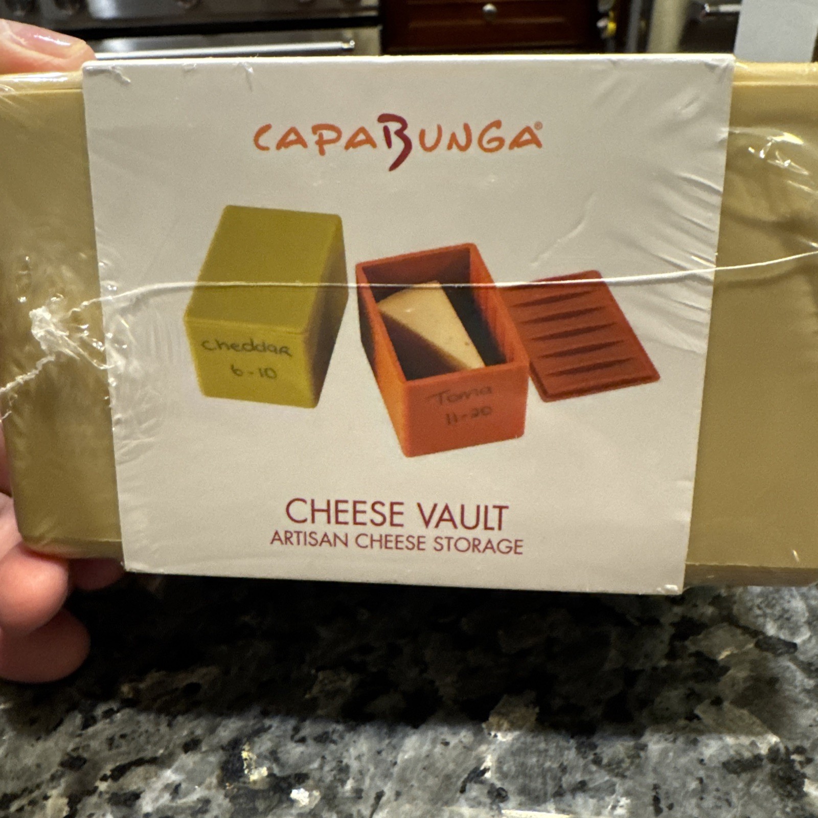 Capabunga Cheese Vault Food Storage Box NEVER USED