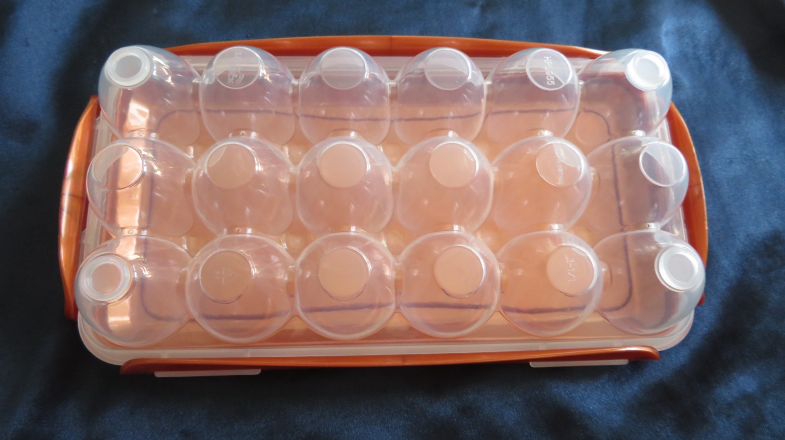 Lock and Lock Copper Color Lid 18ct Egg Holder Container Excellent Condition
