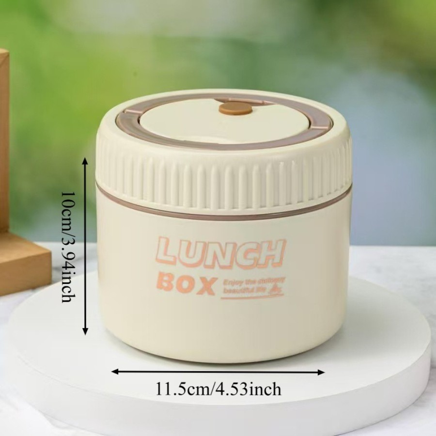 600ml stainless steel long-lasting insulation leak proof portable lunch box