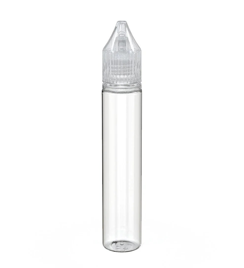 CHUBBY GORILLA 30ML V3 W/REDUCER PET Bottles (20pack) CLEAR BOTTLE/CLEAR LID