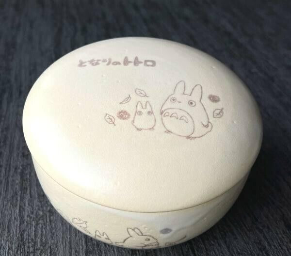 BankoWare Totoro Ohitsu 1 Go Ceramic Continer for Cooked Rice White Ghibli Japan