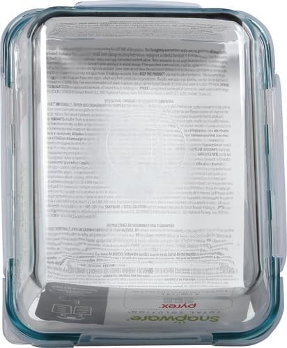 Snapware Snapware 6cup total solution rectangle food storage container glass,