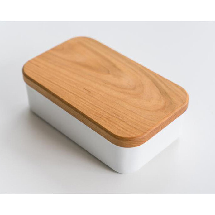 Noda Horo BT-200 / 450 Enamel Butter Case 200g / 450g with Cap Cherry from Japan