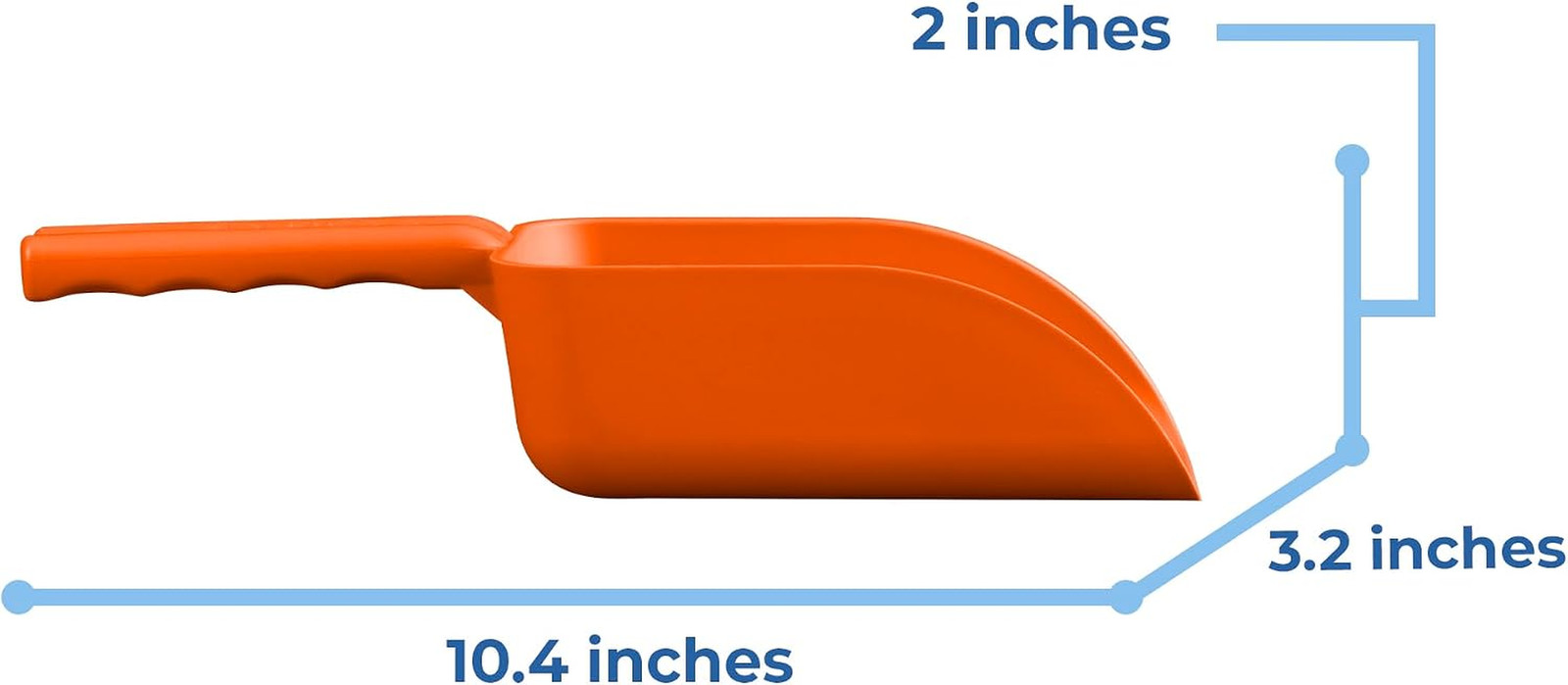 Vikan 63007 Color-Coded Plastic Hand Scoop – Bpa-Free Food-Safe Kitchen Utensil
