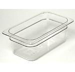 Camwear Regular Food Pan Clear 2.7 qt. 1.437″ L x 6.375″ W x 4″ H