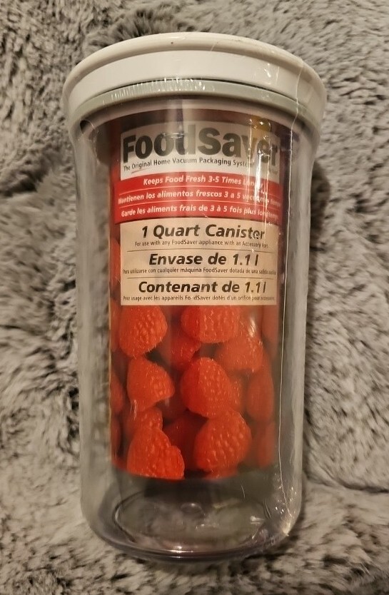FoodSaver Vacuum Pack System 1 Quart Canister Keep Food Fresh New Factory Sealed