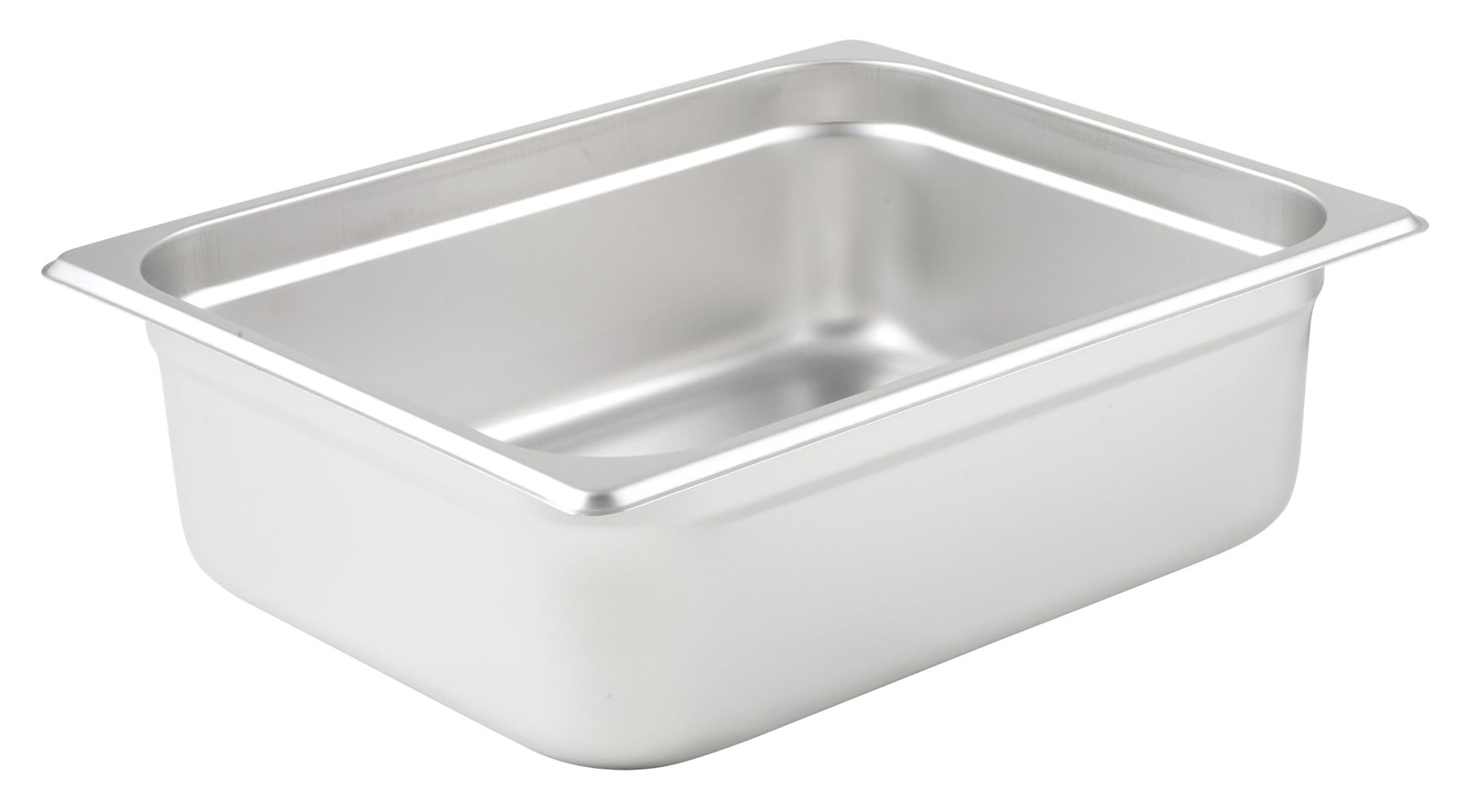 Winco 4-Inch Anti-Jamming Steam Pan, Half, 24-Gauge
