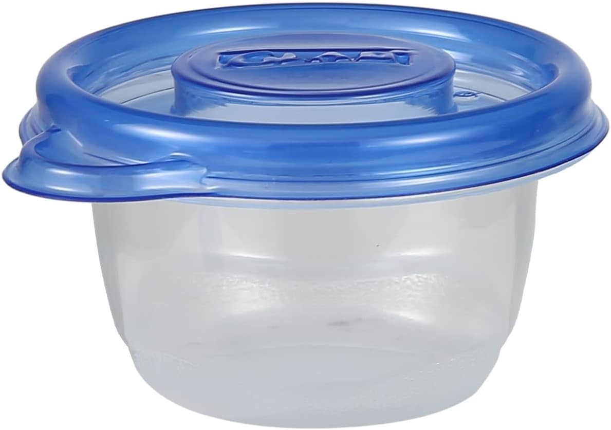 Ware Mini Round Food Storage Containers with Lids, Small BPA Free Reusable Pl…
