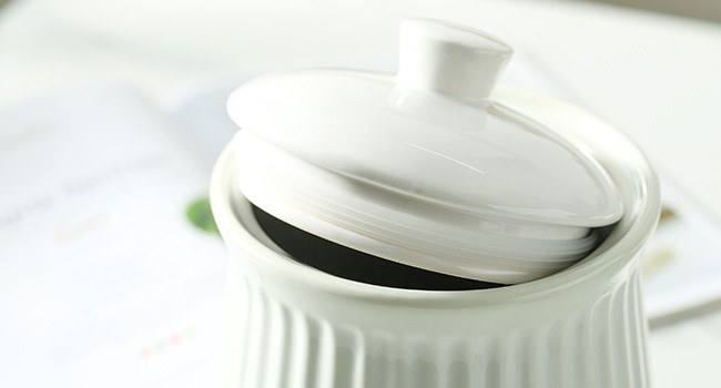 Food Storage Containers with Lids, 88 oz Ceramic Food Storage Jar, Airtight