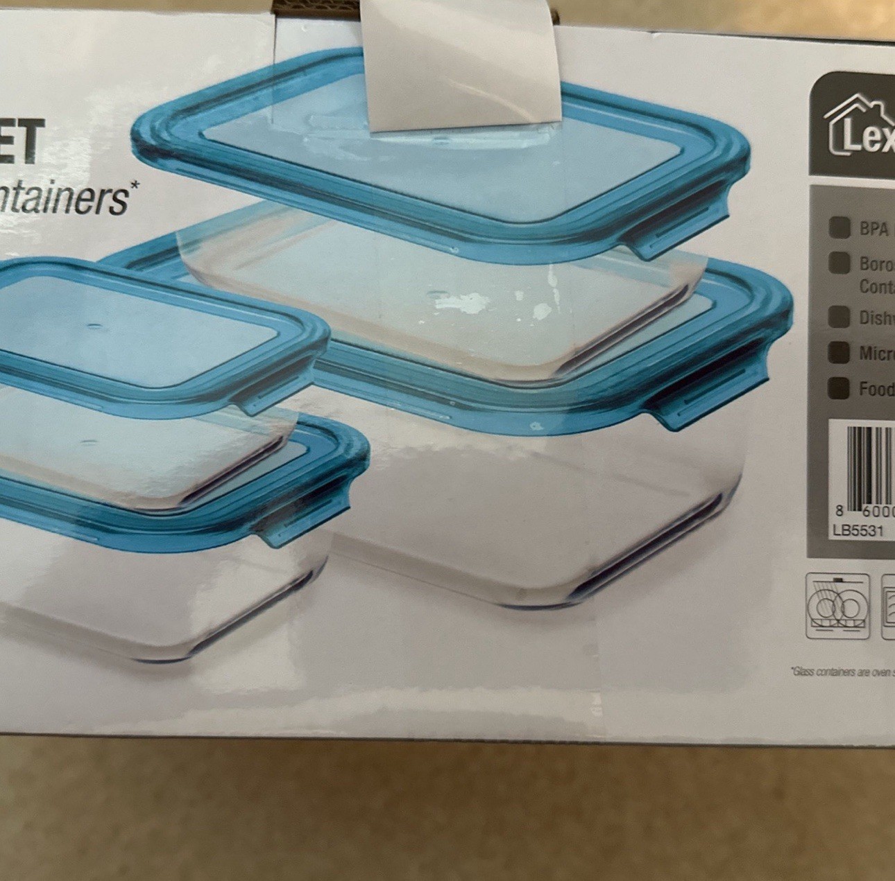 Oven Safe Containers Eight Piece Set