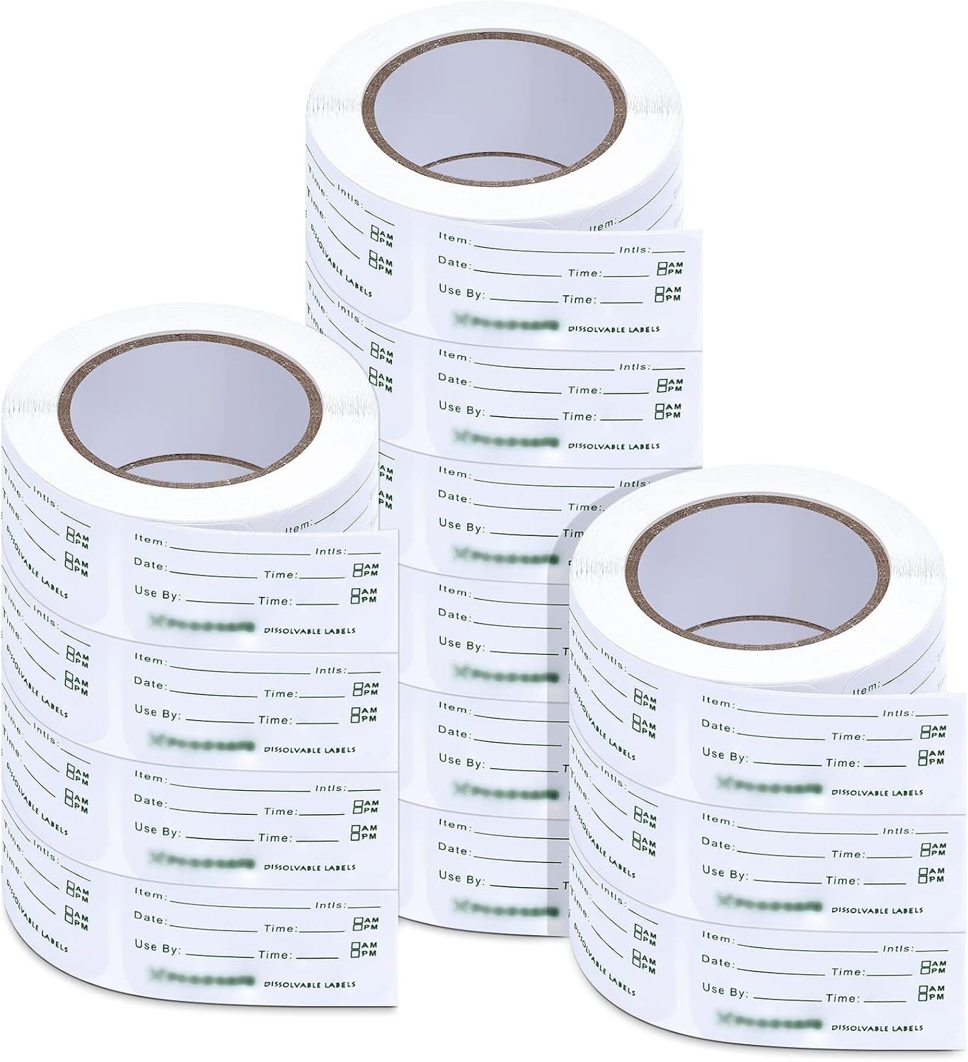 Waterproof Date Stickers 7500 Pieces for Containers