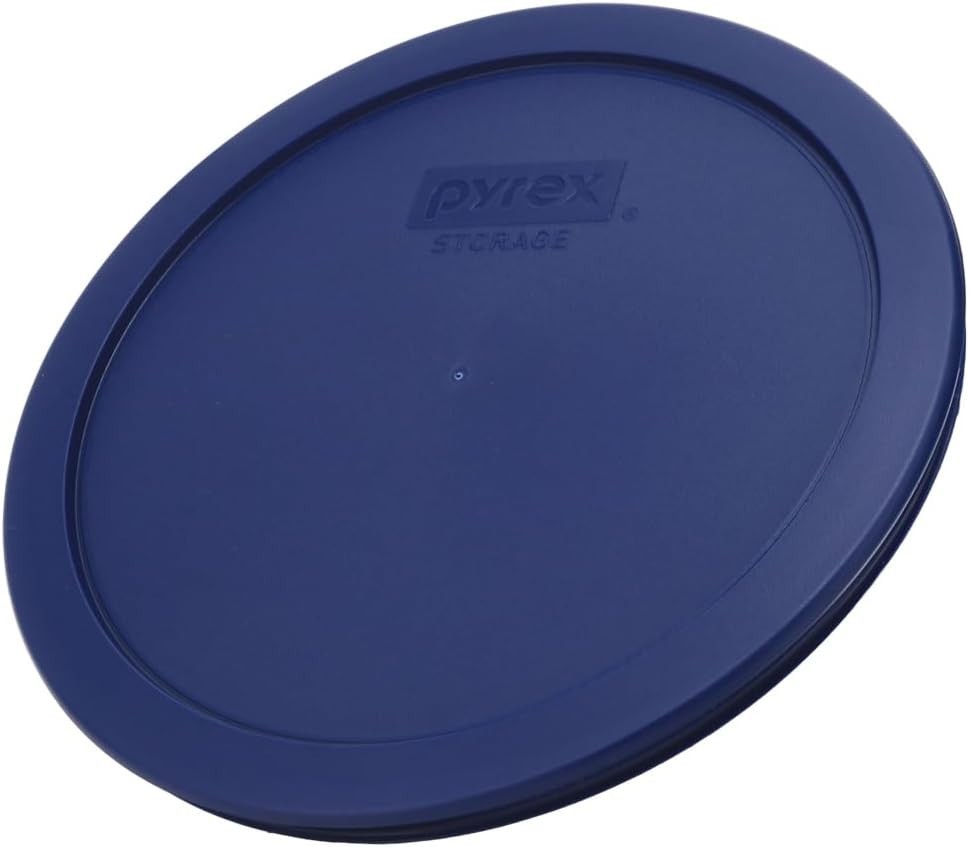 PC Dark Blue Round Plastic Food Storage Lid