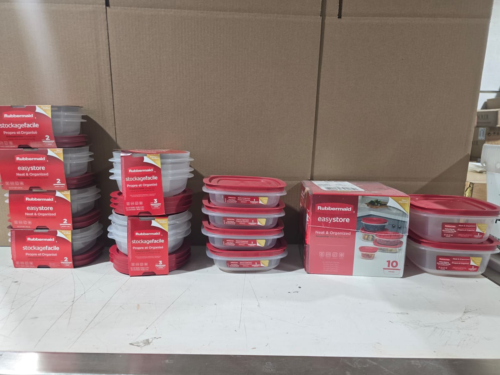 Rubbermaid 50-Piece Easystore Food Storage Set