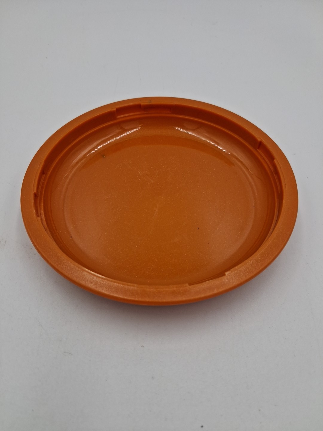 Joie Clearly Fresh Airtight Onion Keeper Storage Orange Bottom Clear Top