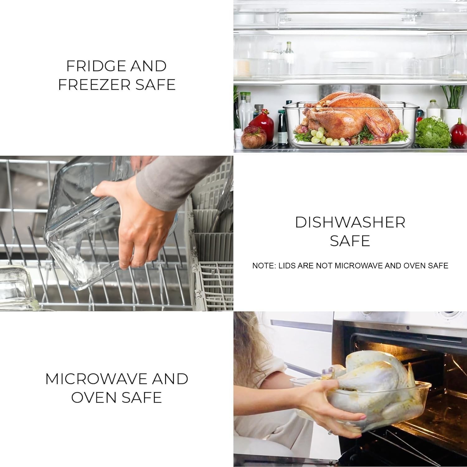 Largest Glass Food Container with Locking Lid