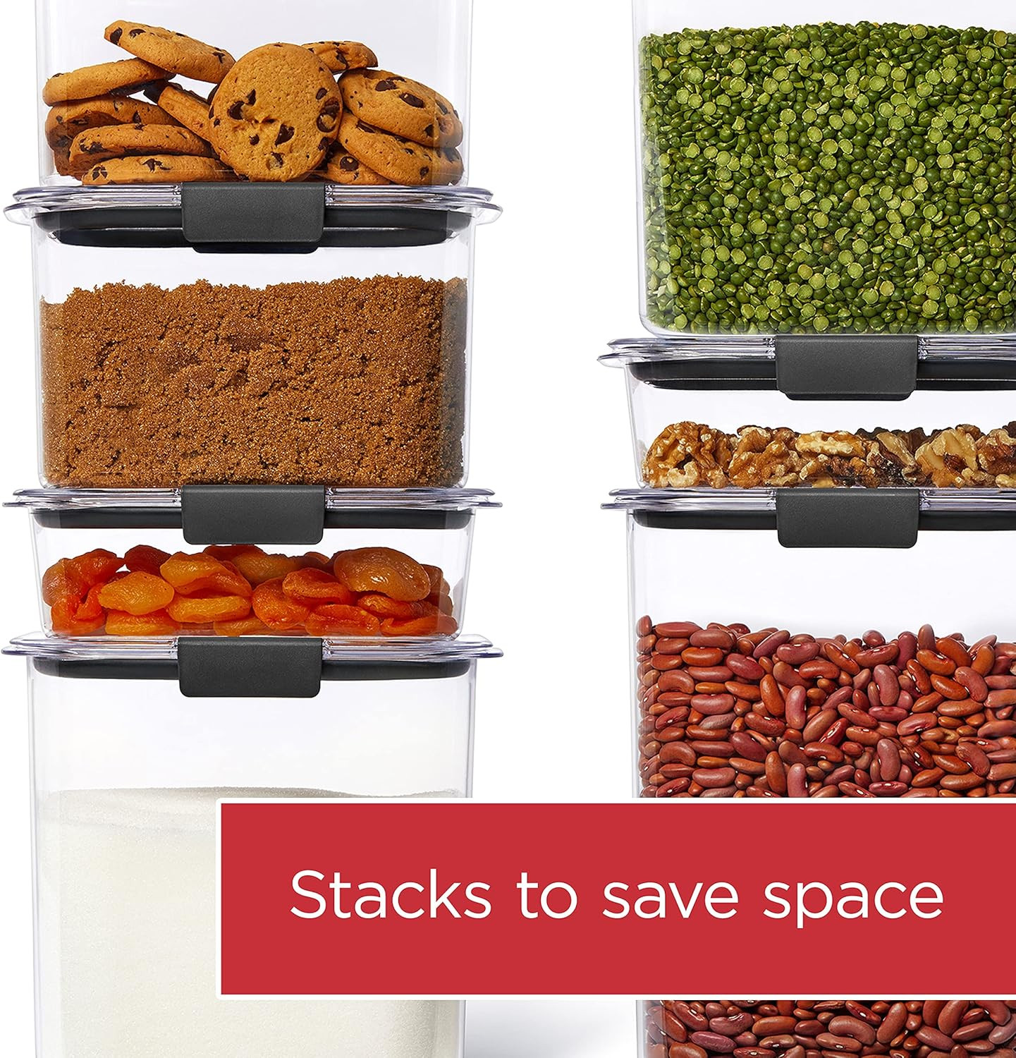 Rubbermaid Brilliance 7.8 Cup Airtight Food Storage Container BPA Free Clear