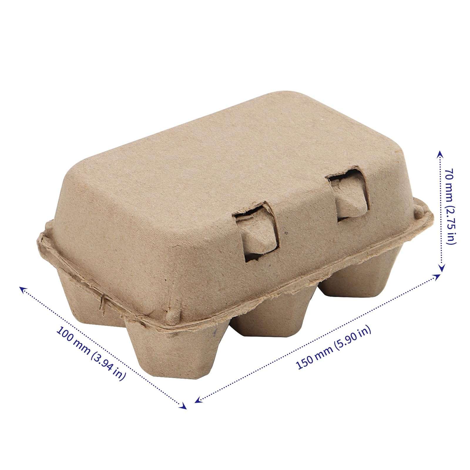 Half Dozen Paper Empty Egg Carton Storage 6 Small To Medium Eggs 30 PCS
