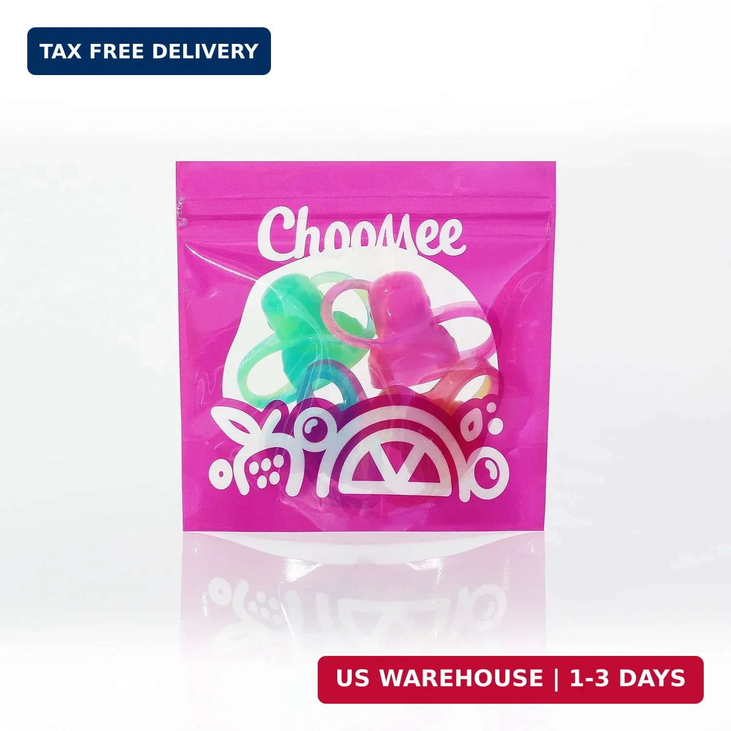 ChooMee SoftSip Food Pouch Top | Baby Led Weaning | No Spill Flow Control Valve,