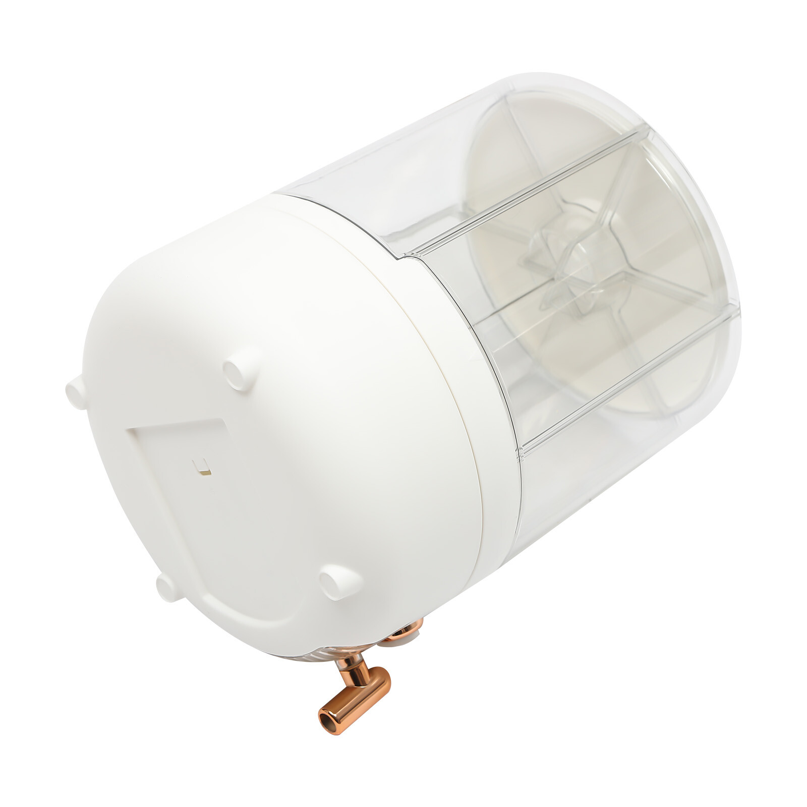 6in1 Rotating Dry Food Bucket Grain Rice Container Cereal Dispenser Storage Box
