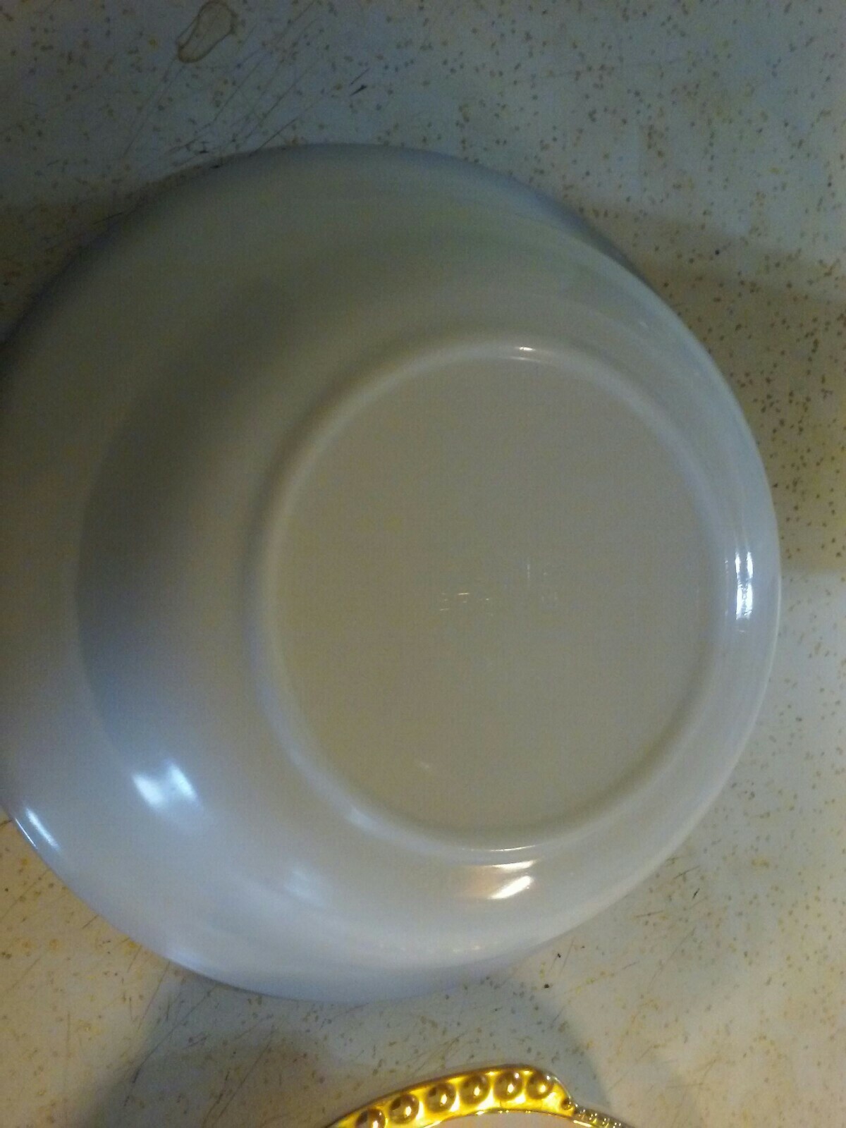 Lot of 2 fireking one large bowl and one large candy dish ..good condition
