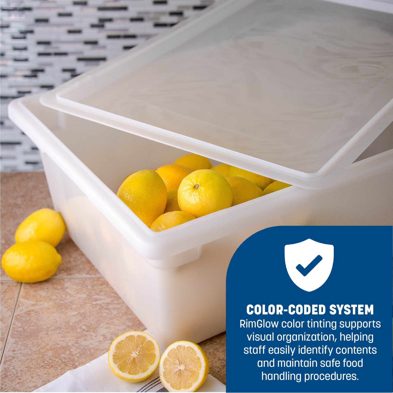 Carlisle FoodService Products StorPlus Storage Box, Container for Storing and…