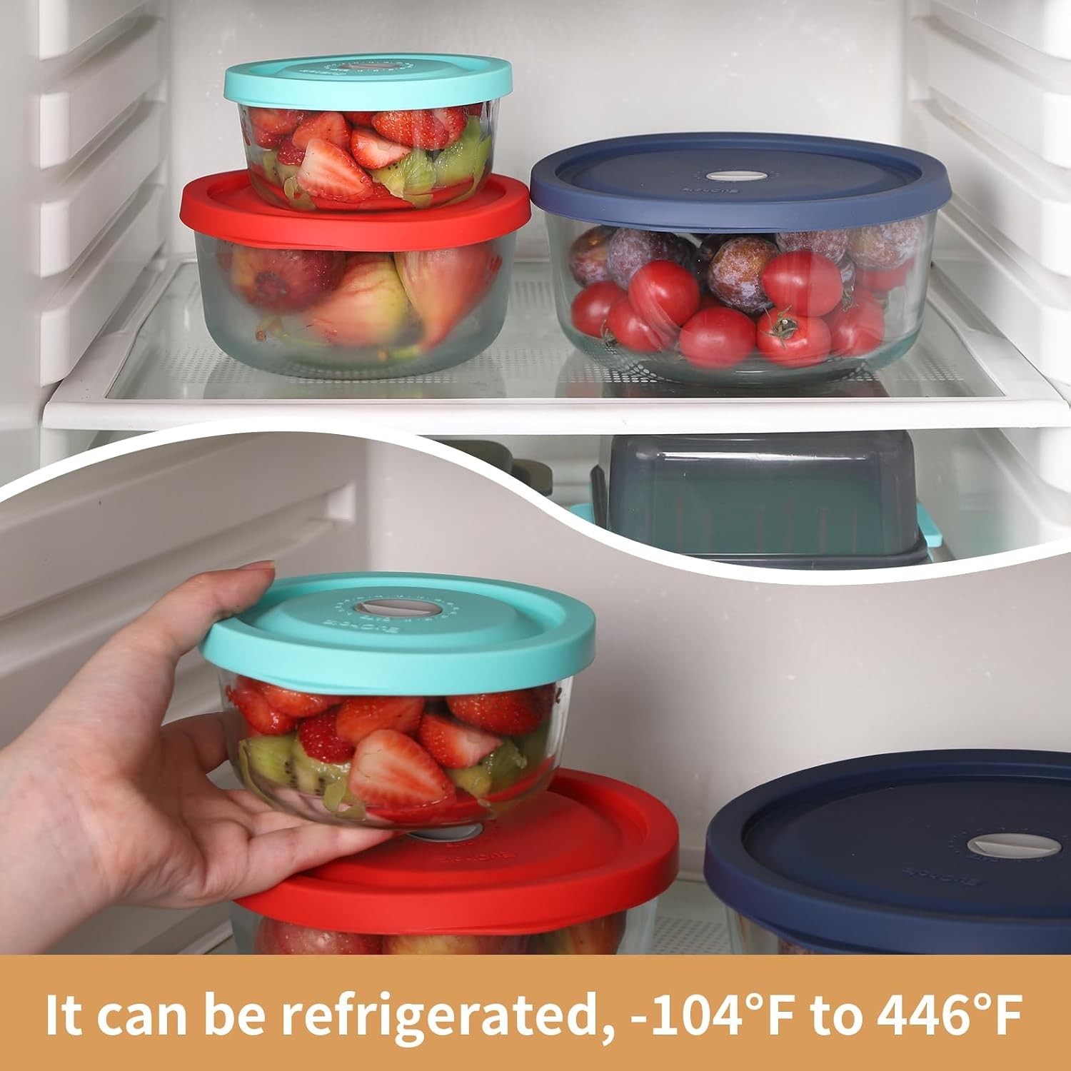 Replacement Lids Pyrex 7202-PC 1Cup 7200-PC 2Cup 7201-PC 4Cup 7402-PC 6/7Cup