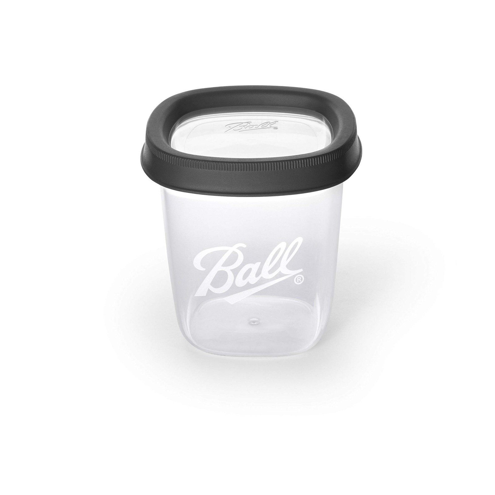 2 PCS 16Ounces Plastic Freezer Jars Wide Mouth Food Storage Containers
